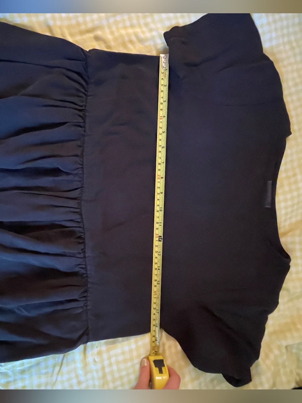 Tradlands Nico Dress - XS (original very oversized XXS) dyed w RIT Back to Black - Picture 14 of 16